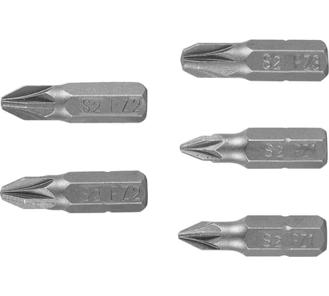 Набор бит (РZ0/1/2/3; 25 мм; 5 шт.) Truper РZ-15 17798