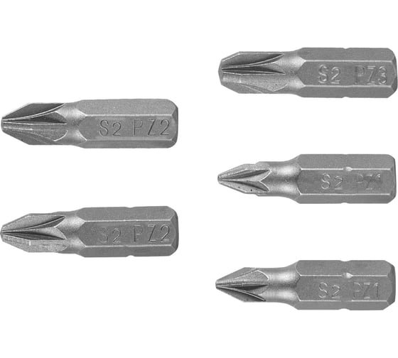 Набор бит (РZ0/1/2/3; 25 мм; 5 шт.) Truper РZ-15 17798 1