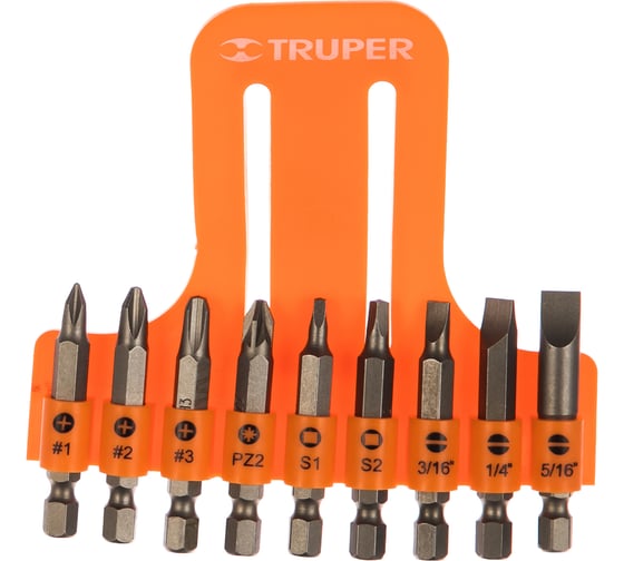 Набор бит 9 шт. Truper PUN-9 17789 1