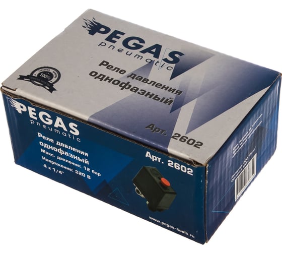Реле для компрессора 220 В Pegas PGS-2602