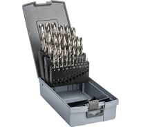 Набор сверл HSS-G, DIN338, 1-13 мм, 25 шт MTE 2617200004