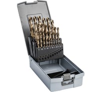 Набор сверл HSSCo5, DIN338, 1-13 мм, 25 шт MTE 2617400004