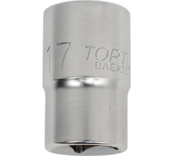 Головка торцевая 6-гранная 17 мм, 1/2"DR TOPTUL BAEA1617 1