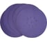 Диск шлифовальный Purple Film на пленочной основе 8+1 отв., 225 мм, Р40, 5 шт Abraforce 165489 1