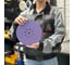 Диск шлифовальный Purple Film на пленочной основе 8+1 отв., 225 мм, Р40, 5 шт Abraforce 165489 9