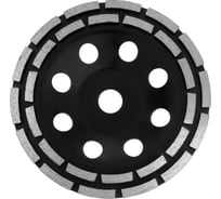 Чашка алмазная зачистная PRO повышенный ресурс, двухрядная, 180 мм ТУНДРА 5089937