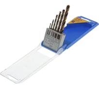 Набор сверл по металлу HSS, полированные, цилиндрический хв-к, 2-3-4-5-6-8 мм, 6 шт ТУНДРА 3640675