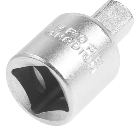 Переходник для воротка с 3/8"DR на 1/4"DR, CrV ТУНДРА 9277916 1