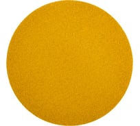 Круг абразивный шлифовальный под липучку Yellow Sandpaper P80, 150 мм, без отверстий, 25 шт Elsilber EL-AYS0080