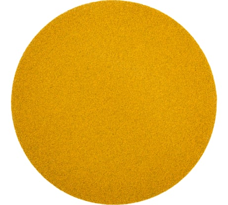 Круг абразивный шлифовальный под липучку Yellow Sandpaper P80, 150 мм, без отверстий, 25 шт Elsilber EL-AYS0080