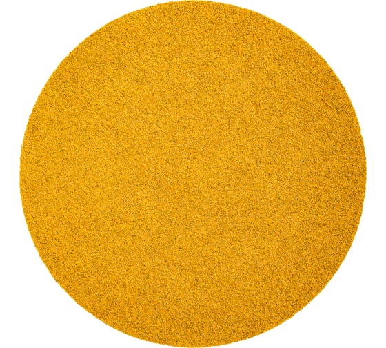 Круг абразивный шлифовальный под липучку Yellow Sandpaper P40, 150 мм, без отверстий, 25 шт Elsilber EL-AYS0040 1