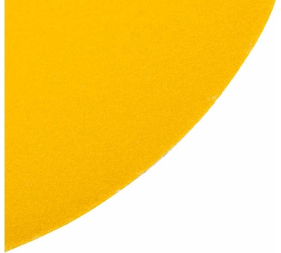 Круг абразивный шлифовальный под липучку Yellow Sandpaper P320, 150 мм, без отверстий, 25 шт Elsilber EL-AYS0320