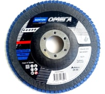 Круг лепестковый Omega 125x22 мм, Р80, цирконий NORTON 78072716431