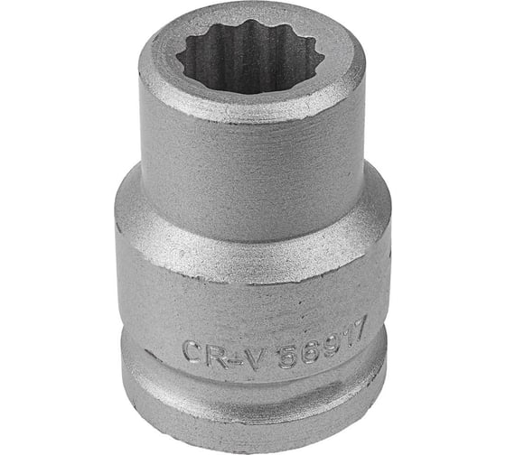 Головка 17 мм, 3/4"DR, 12-гр. Forsage  F-56917(47943) 1