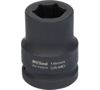 Головка ударная шестигранная 19 мм, 3/4DR AV Steel AV-730019