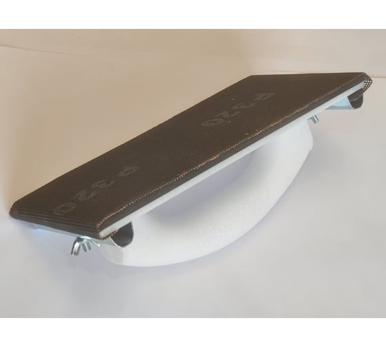 Абразивная сетка (кварцевый песок) P80, 115х280 мм, 10 штук BRUSHTEX 1000080