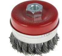 Щетка металлическая крученая проволока Heavy Duty чашка 75 мм, М14 для УШМ ЛОМ 2767960