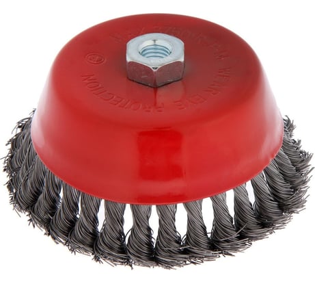 Щетка металлическая чашка крученая проволока 150 мм, М14 для УШМ ЛОМ 2767954