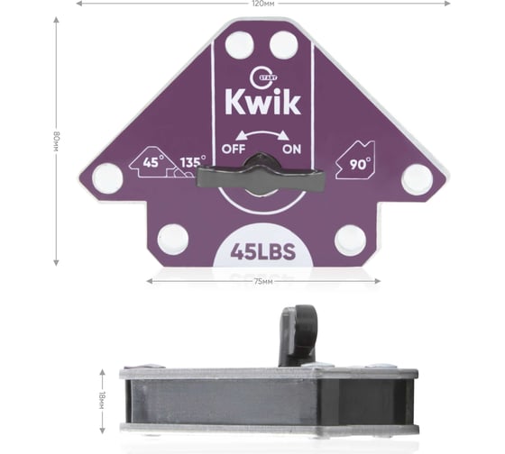 Магнитный фиксатор Kwik on/off 45 lbs Start SM1631