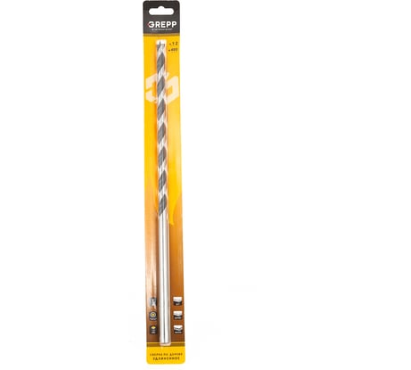 Cверло по дереву 12х400 мм GREPP 303-12400