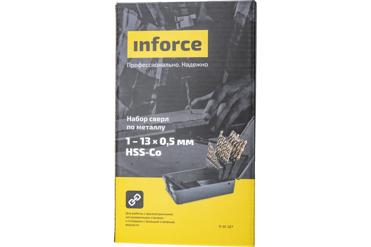  сверл по металлу HSS-Co (25 шт; 1-13 мм) Inforce 11-01-327 .