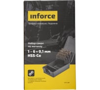 Набор сверл по металлу HSS-Co (51 шт; 1-6 мм) Inforce 11-01-328