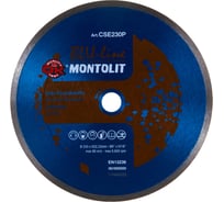 Диск алмазный по керамике и керамограниту, 230х22,2х2,0 мм.BlueLine MONTOLIT CSE230P
