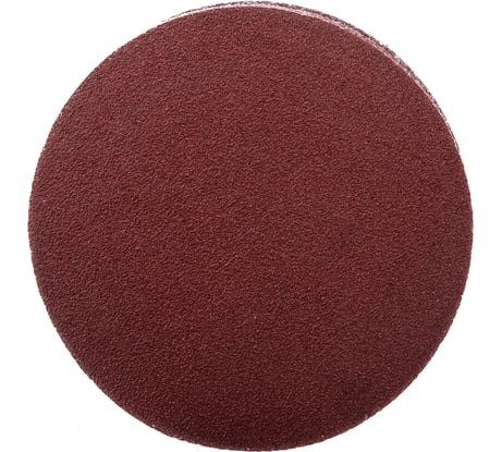 Круг шлифовальный на липучке по дереву/металлу 10 шт. (125 мм; P80; без отверстий) Gigant G-1012