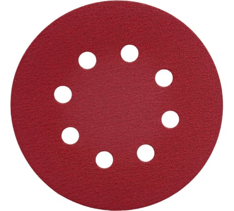 Круг шлифовальный на липучке по дереву/металлу 10 шт. (125 мм; P120; 8 отверстий) Gigant G-1020