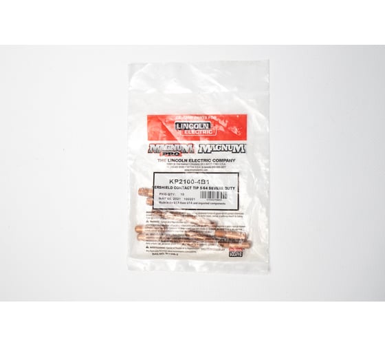 Контактный наконечник 2 мм, М8, 28 мм, 10 шт PLAZWELD KP2100-4B1