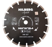 Диск алмазный отрезной Hard Materials Лазер асфальт (300х25.4 мм) Hilberg HM307