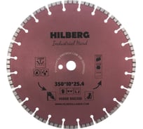 Диск алмазный отрезной Hilberg 350x25.4 Industrial Hard HI808