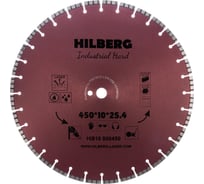 Диск алмазный отрезной Hilberg 450x25.4 Industrial Hard HI810