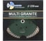 Диск алмазный по граниту TRIO-DIAMOND 230xm14 Multigranite Flange Turbo MG230 2