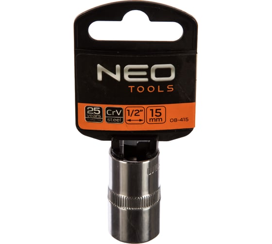 Головка торцевая 6-гранная (15 мм; 1/2) NEO Tools 08-415