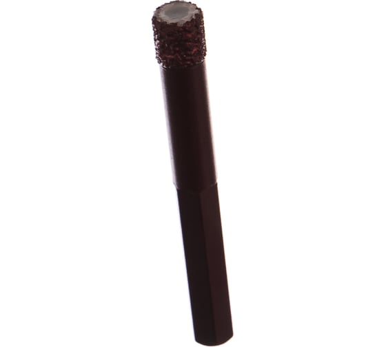 Коронка алмазная вакуумная по камню D10-10W-35L-Ш8 (10х35 мм; хвостовик HEX8 мм) MESSER 06-36-010