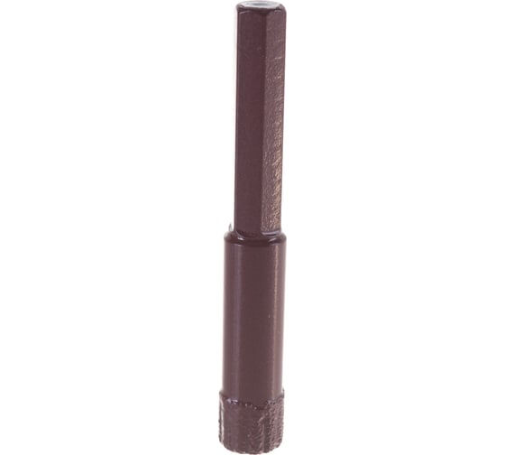 Коронка алмазная вакуумная по камню D12-10W-35L-Ш8 (12х35 мм; хвостовик HEX8 мм) MESSER 06-36-012