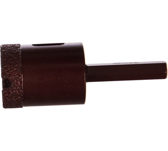 Коронка алмазная вакуумная по камню D32-10W-35L-Ш8 (32х35 мм; хвостовик HEX8 мм) MESSER 06-36-032
