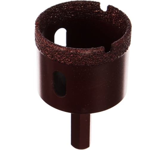 Коронка алмазная вакуумная по камню D50-10W-35L-Ш11 (50х35 мм; хвостовик HEX11 мм) MESSER 06-36-050