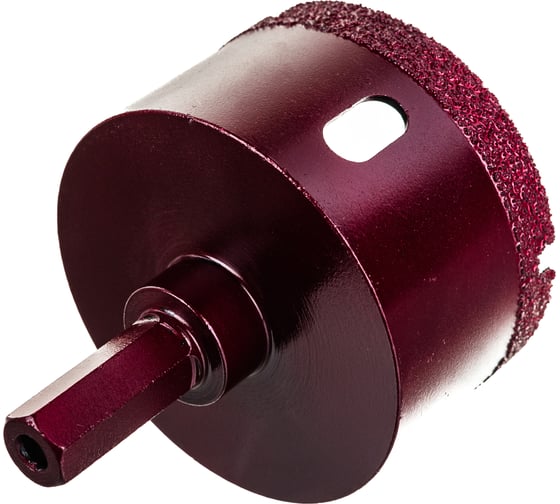Коронка алмазная вакуумная по камню D68-10W-35L-Ш11 (68х35 мм; хвостовик HEX11 мм) MESSER 06-36-068