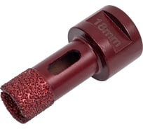 Коронка алмазная вакуумная по камню D18-15W-40L-M14 (18х40 мм; М14) MESSER 06-35-018