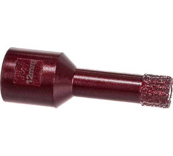 Коронка алмазная вакуумная по камню D12-10W-35L-M14 (12х35 мм; М14) MESSER 06-35-012