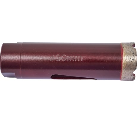 Коронка алмазная по камню с подачей воды D30-L70- М14 (30х70 мм; М14) MESSER 06-92-030