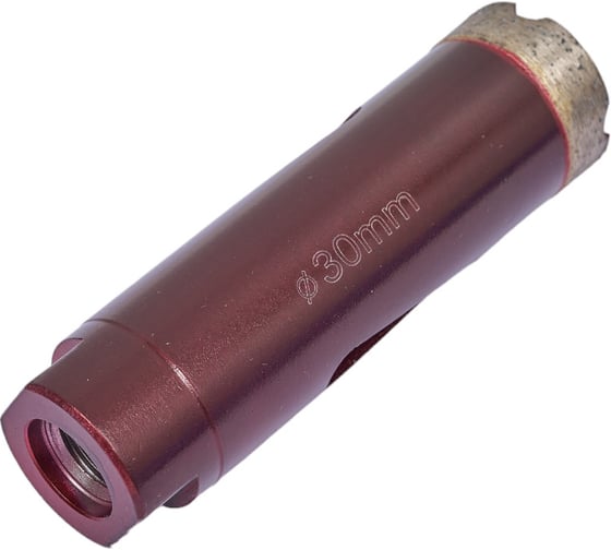 Коронка алмазная по камню с подачей воды D30-L70- М14 (30х70 мм; М14) MESSER 06-92-030