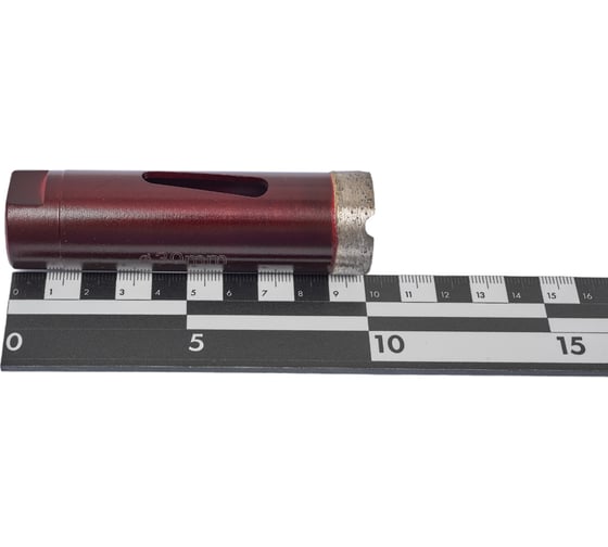 Коронка алмазная по камню с подачей воды D30-L70- М14 (30х70 мм; М14) MESSER 06-92-030