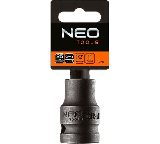 Головка ударная (11x38 мм; 1/2; CrMo) NEO Tools 12-211