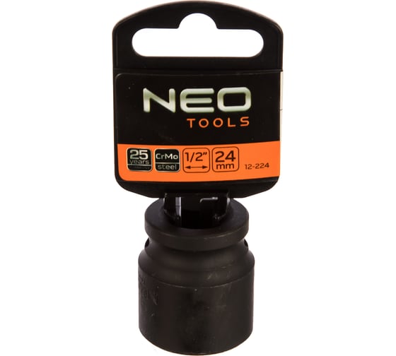 Головка ударная (24x38 мм; 1/2; CrMo) NEO Tools 12-224