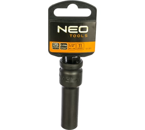Головка ударная длинная (11 мм; 1/2; CrMo) NEO Tools 12-311