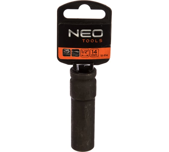 Головка ударная длинная (14 мм; 1/2; CrMo) NEO Tools 12-314