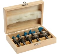 Набор сверл Форстнера регулируемая глубина, 15-20-25-30-35 мм ТУНДРА 9346669